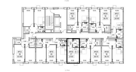 Квартира 22 м², студия - изображение 1