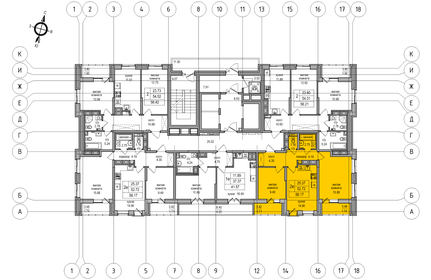 52,7 м², 2-комнатная квартира 11 149 745 ₽ - изображение 24