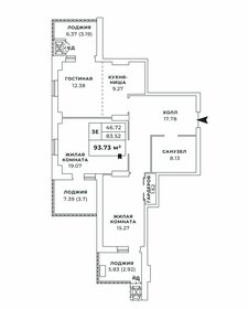 126,1 м², 4-комнатная квартира 29 000 000 ₽ - изображение 19