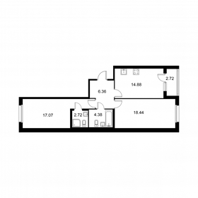 64,6 м², 2-комнатная квартира 9 886 860 ₽ - изображение 40