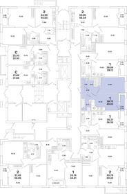 45,8 м², 2-комнатная квартира 6 150 000 ₽ - изображение 74