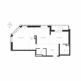 Квартира 86,7 м², 3-комнатная - изображение 1