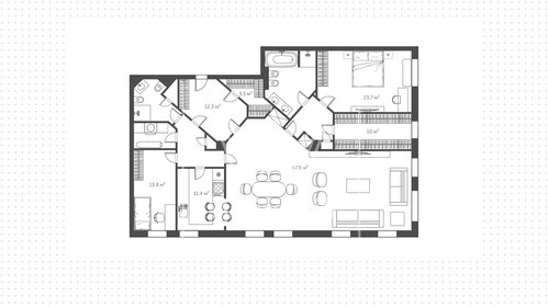 251,5 м², 5-комнатная квартира 291 159 360 ₽ - изображение 7