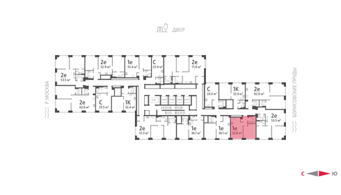 35,5 м², 1-комнатная квартира 15 658 766 ₽ - изображение 36