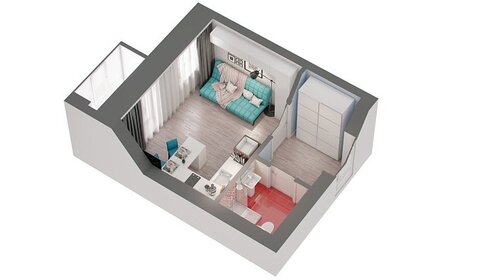 20,9 м², апартаменты-студия 3 500 000 ₽ - изображение 40