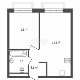 Квартира 31,8 м², 1-комнатная - изображение 2