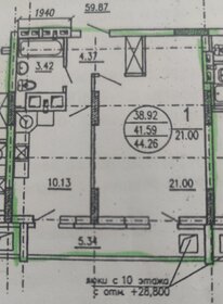 Квартира 38,5 м², 1-комнатная - изображение 1