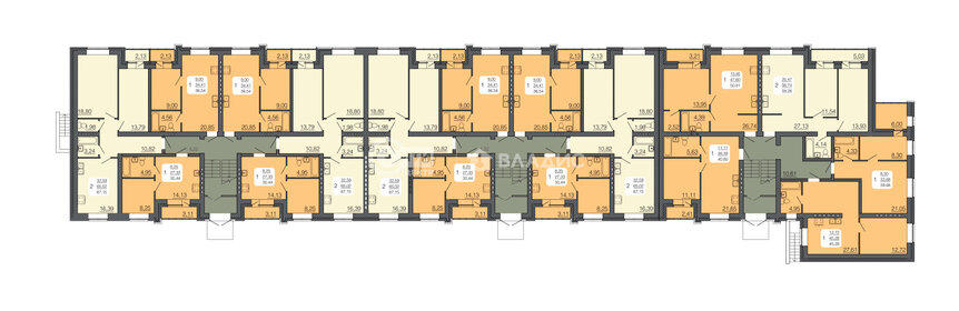 Квартира 67,2 м², 2-комнатная - изображение 2