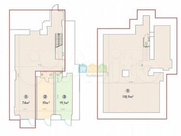 196,6 м², торговое помещение 1 159 940 ₽ в месяц - изображение 57