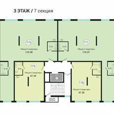 Квартира 119,3 м², студия - изображение 4