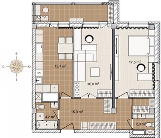 78 м², 2-комнатная квартира 16 926 000 ₽ - изображение 80