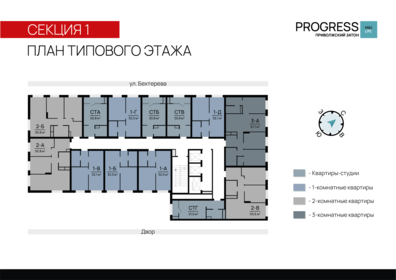 26,9 м², 1-комнатная квартира 1 710 000 ₽ - изображение 63