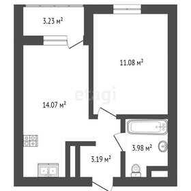 Квартира 32,6 м², 1-комнатная - изображение 3