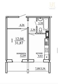 40,3 м², 1-комнатная квартира 4 300 000 ₽ - изображение 49