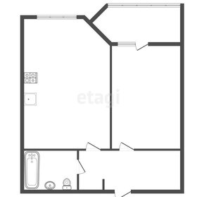 Квартира 43,7 м², 1-комнатная - изображение 3