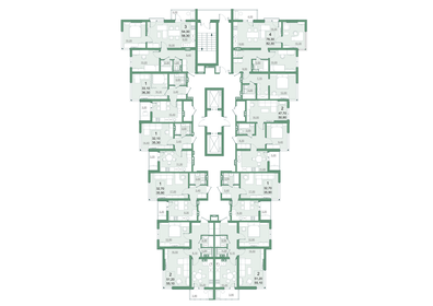 56 м², 2-комнатная квартира 4 600 000 ₽ - изображение 35