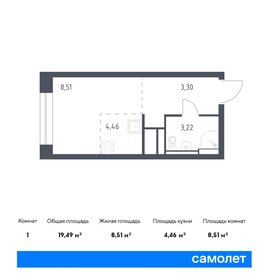 Квартира 19,5 м², студия - изображение 1