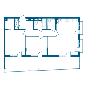 Квартира 104,5 м², 3-комнатные - изображение 1