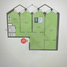 Квартира 102 м², 3-комнатная - изображение 2