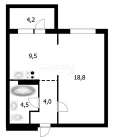 Квартира 36,8 м², 1-комнатная - изображение 1