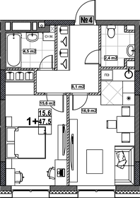 70,4 м², 3-комнатная квартира 7 790 000 ₽ - изображение 75