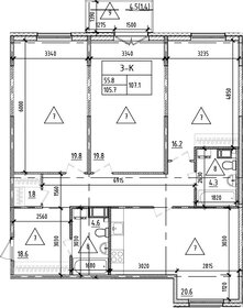 55 м², 1-комнатная квартира 3 000 ₽ в сутки - изображение 19