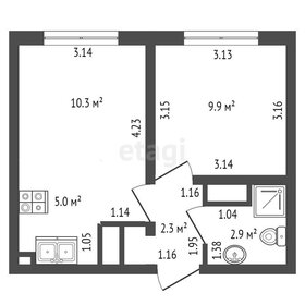 Квартира 30,9 м², 1-комнатная - изображение 2