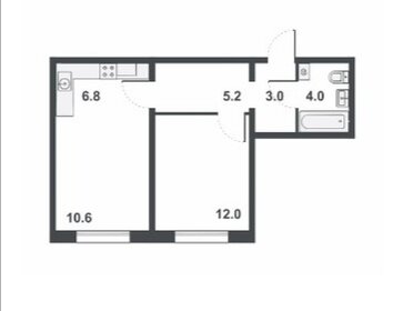 47,2 м², 2-комнатная квартира 4 012 000 ₽ - изображение 47