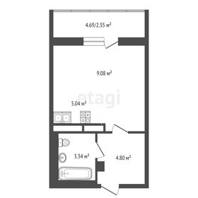 Квартира 22,2 м², студия - изображение 1