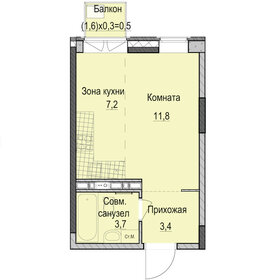 16,8 м², квартира-студия 2 650 000 ₽ - изображение 77