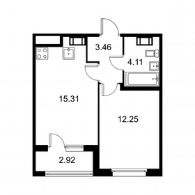 36,5 м², 1-комнатная квартира 5 771 740 ₽ - изображение 42