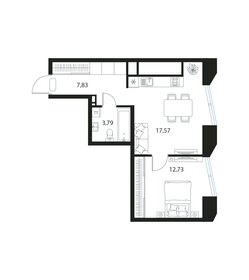 58 м², 2-комнатная квартира 4 100 000 ₽ - изображение 121