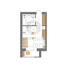 Квартира 27,7 м², студия - изображение 3
