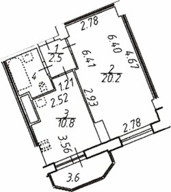 41 м², 1-комнатная квартира 8 825 000 ₽ - изображение 67