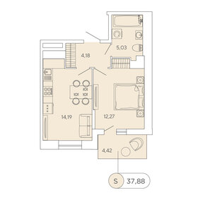 37,9 м², 1-комнатная квартира 6 500 000 ₽ - изображение 84