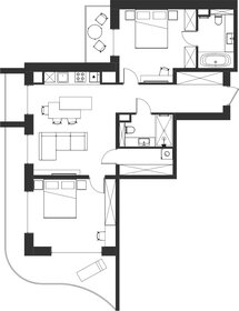 93 м², 2-комнатные апартаменты 17 325 000 ₽ - изображение 40