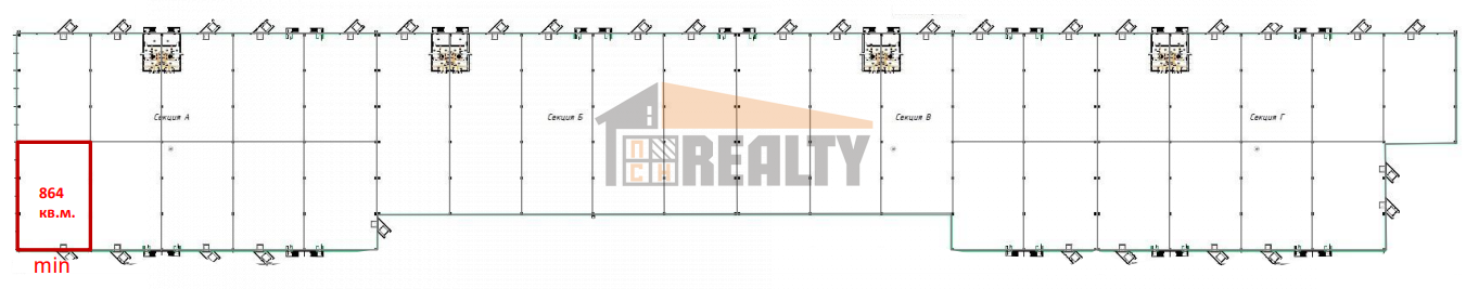 3456 м², склад 360 001 152 ₽ - изображение 19