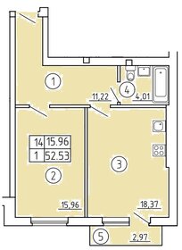 65 м², 3-комнатная квартира 7 100 000 ₽ - изображение 50