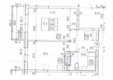 Квартира 34,4 м², 1-комнатная - изображение 1