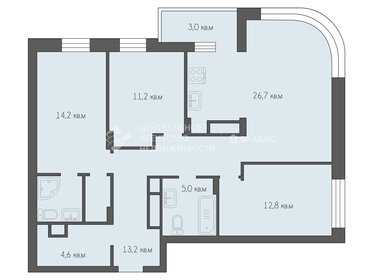 Квартира 95 м², 3-комнатная - изображение 1