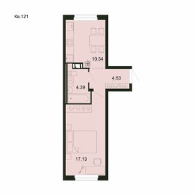 34,9 м², 1-комнатная квартира 4 537 000 ₽ - изображение 30
