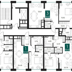 Квартира 50,2 м², 1-комнатная - изображение 2