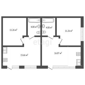 Квартира 66 м², 2-комнатная - изображение 2