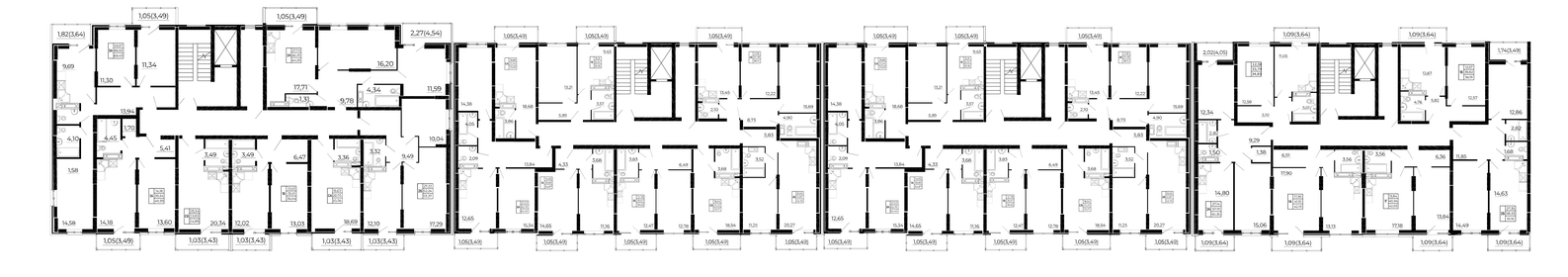 22,7 м², квартира-студия 2 750 000 ₽ - изображение 58