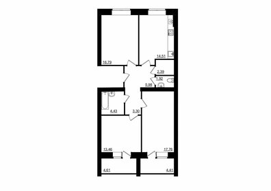 79,5 м², 3-комнатная квартира 6 119 190 ₽ - изображение 9