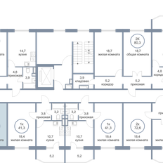 Квартира 59,1 м², 2-комнатная - изображение 2