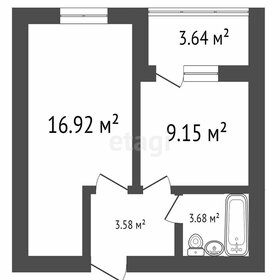 Квартира 35,4 м², 1-комнатная - изображение 1