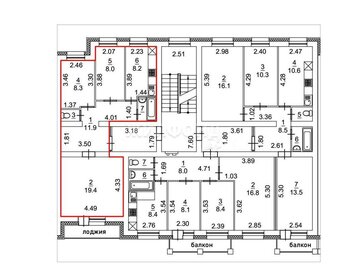 46,6 м², 3-комнатная квартира 2 800 000 ₽ - изображение 18