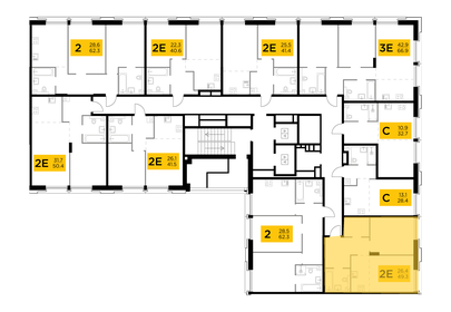 49,3 м², 2-комнатная квартира 18 000 000 ₽ - изображение 107
