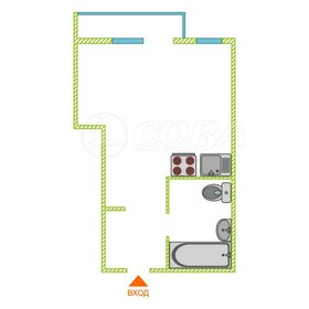 Квартира 25,5 м², студия - изображение 1